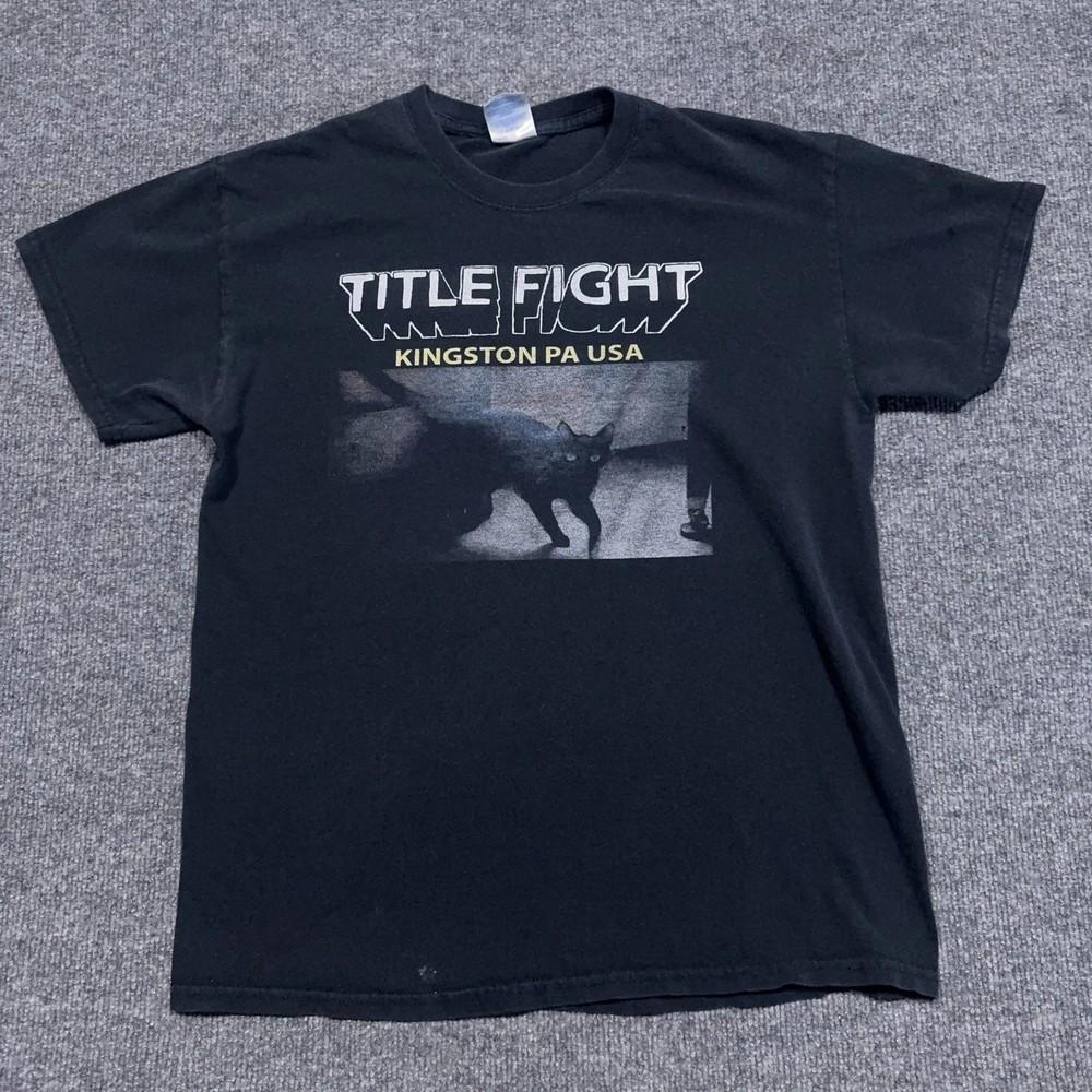 

Ретро Title Fight Кінгстон ПА США УнісексЧорний S-235XL Футболка20D276 Унісекс Футболка XXXL