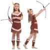Masquerade Costumes Parent-Child Indian Clothes Parent-Child Show Costumes Halloween Show Costumes Savage Costumes