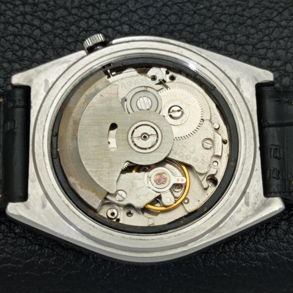 VINTAGE SEIKO 5 AUTOMATIC 7009A JAPAN MENS GREY COLOR DIAL WATCH a500114-2 R151a-a500114