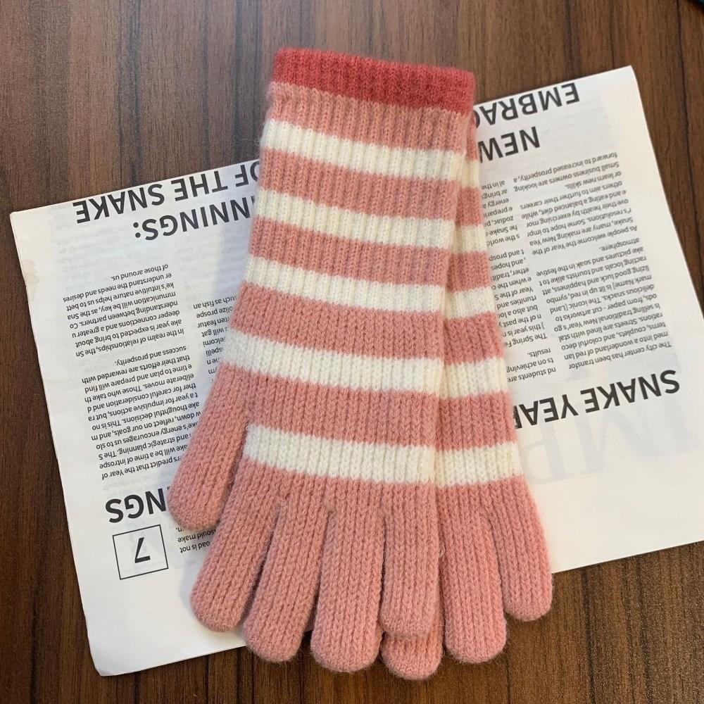 1 Pair Colorful Full Fingered Gloves Lengthened Winter Women's Gloves  Autumn Winter Season