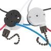 3 Speeded 4 Wire Pull Chain Fan Control Switches Pre Installed Wiring Accessory With Multiple Ceiling Fan Models