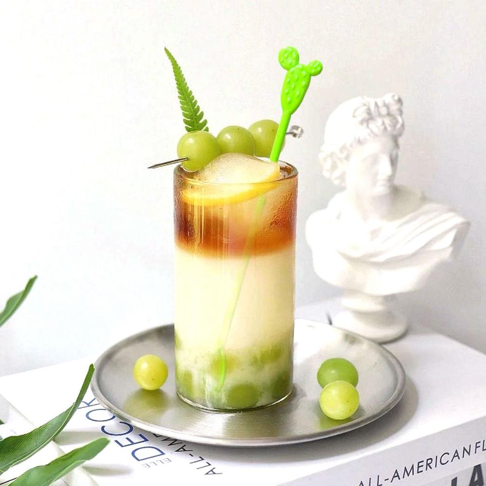 Hawaiian Tropical Flamingo Cactus Swizzle Sticks Coffee Stirrer Mixing Sticks Cocktail Tool