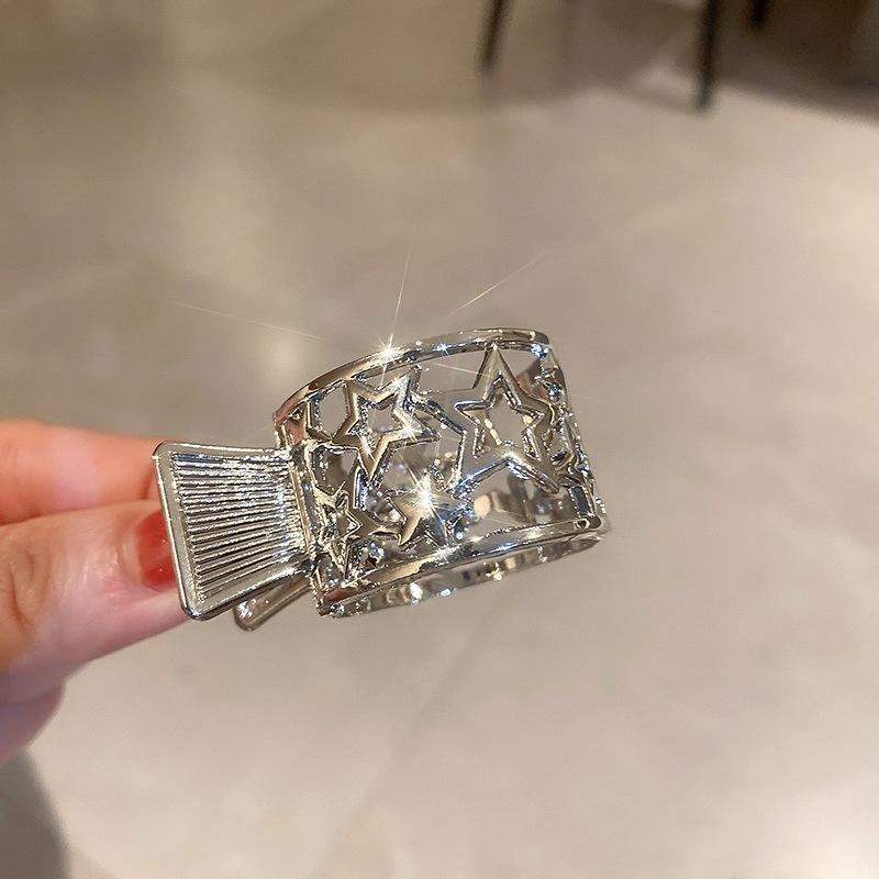 Holiday style retro silver diamond-encrusted wind fringed hair accessories ethnic style bangs hairpin BB clip headgear travel