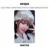 aespa 2022 PINK CHRISTMAS PHOTO CARD RANDOM PACK Official Photocard