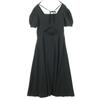 Beauty Products Maison De Lyla Short Sleeve Long Dress Black Open Back Women Used