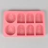 6-Cavity Eid Al Fitr Mubarak Ramadan Cake Mold - Islamic Image Dessert Soap Candle Maker Middle Eastern Festival Decor DIY