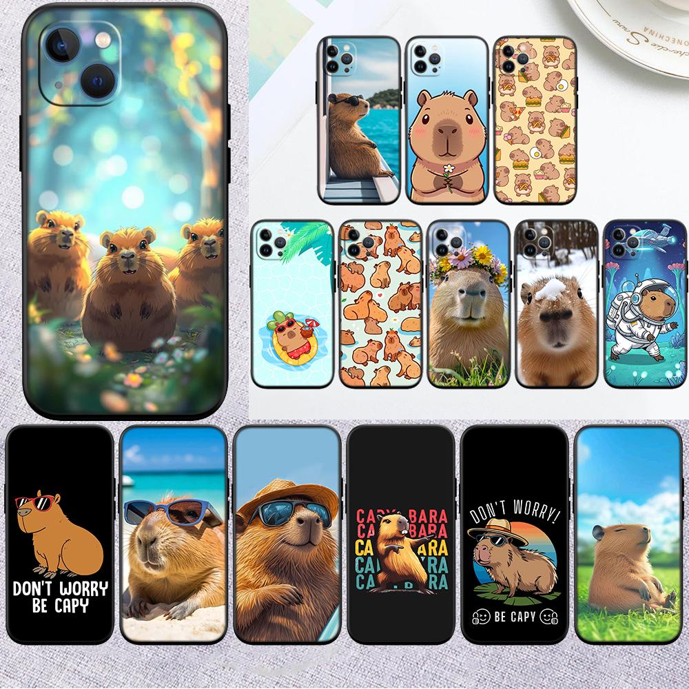 Cartoon  Capybara New High-End Cover Phone Case for Redmi Note 13 14 Pro+ Plus A3 13X 13C 14S 14C
