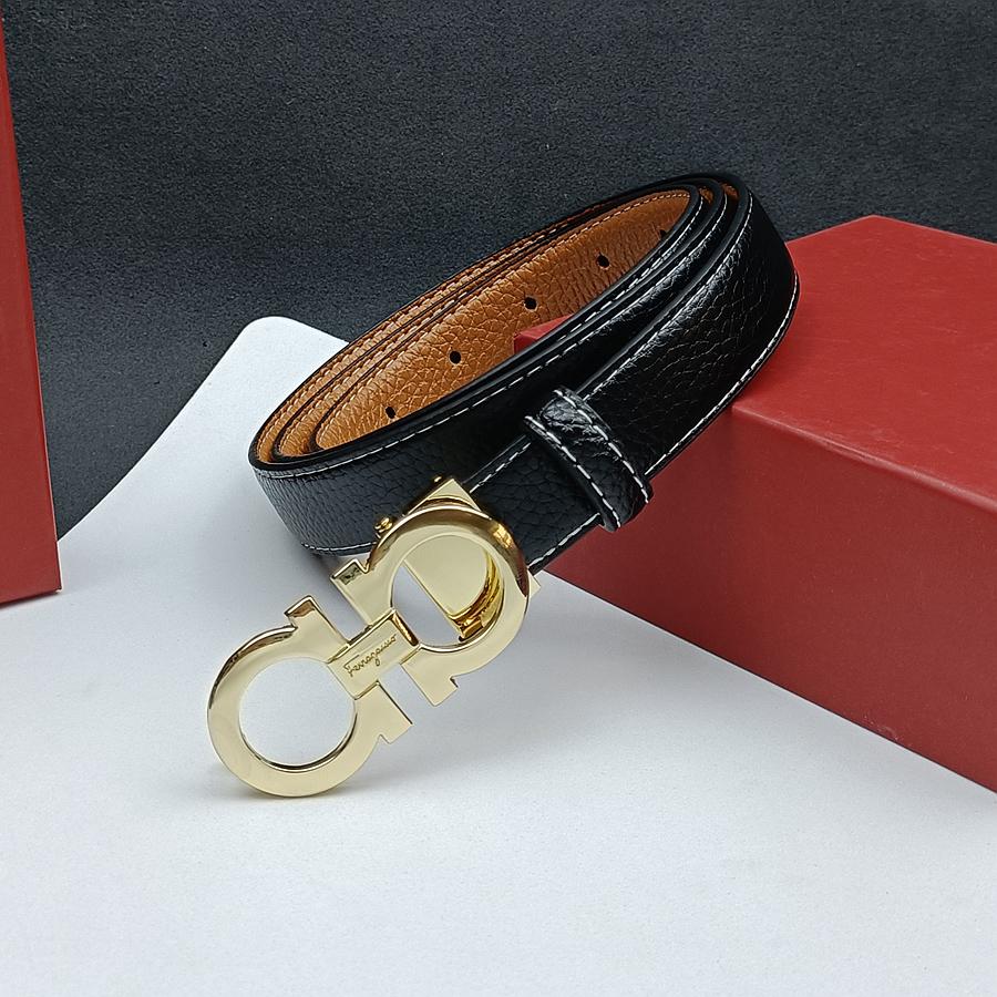

Salvatore Ferragamo Жіночий ремінь 2,5 см Розкішний бренд Дизайнерський ремінь Костюм Джинси Формальний Бренд Подарункова коробка 100cm