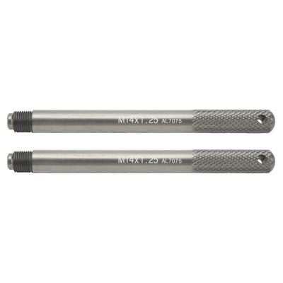 2pcs Wheel Alignment Pin Wheel Hanger Pin Set Rim Stud Pin Guide Tool for Car Tire Repair M14 X