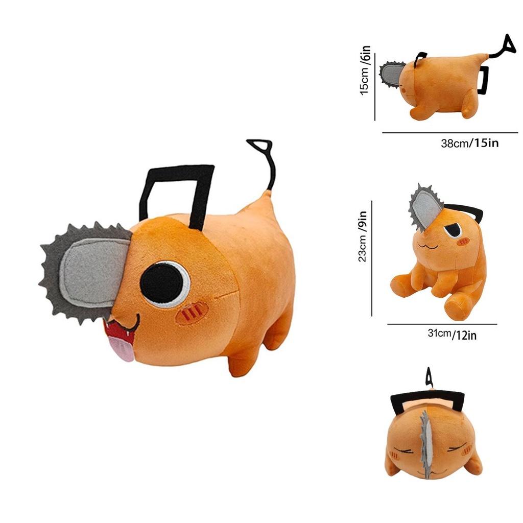 Squishy Chainsaw Man Pochita Plüschtier Stoffpuppe Kissen Weihnachtsgeschenk