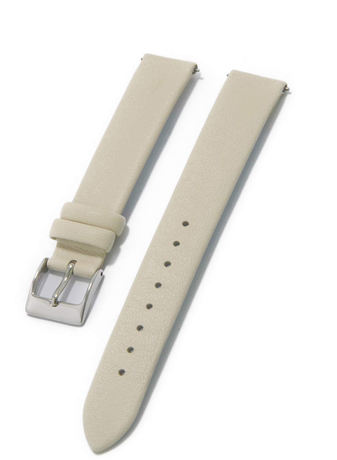 

CASSIS Ремешок для часов из телячьей кожи, Водонепроницаемая задняя сторона, LOIRE, 15 мм, Кремовый, Инструмент для замены в комплекте, X1026H19029015