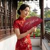 with Tassel Bamboo Folding Fan Vintage Cherry Blossom Fan Carved Hollowed-Out Fan  Cultural Event