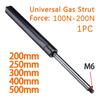 1pc For RV Bed Window Bus Caravans 100N 150N 200N 10mm Car Gas Strut Bars Gas Spring Hood 200-500mm M6 Support Rod Shock Lift