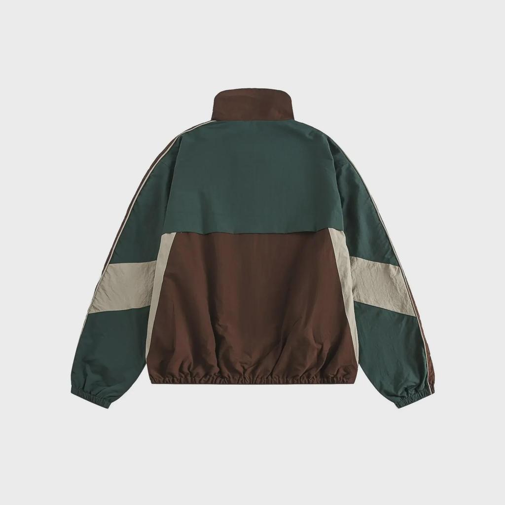Men's Fashion Brand Retro Contrast Stitch Windproof Jacket - New Loose Casual Couple Sports Jacket for Spring and Autumn