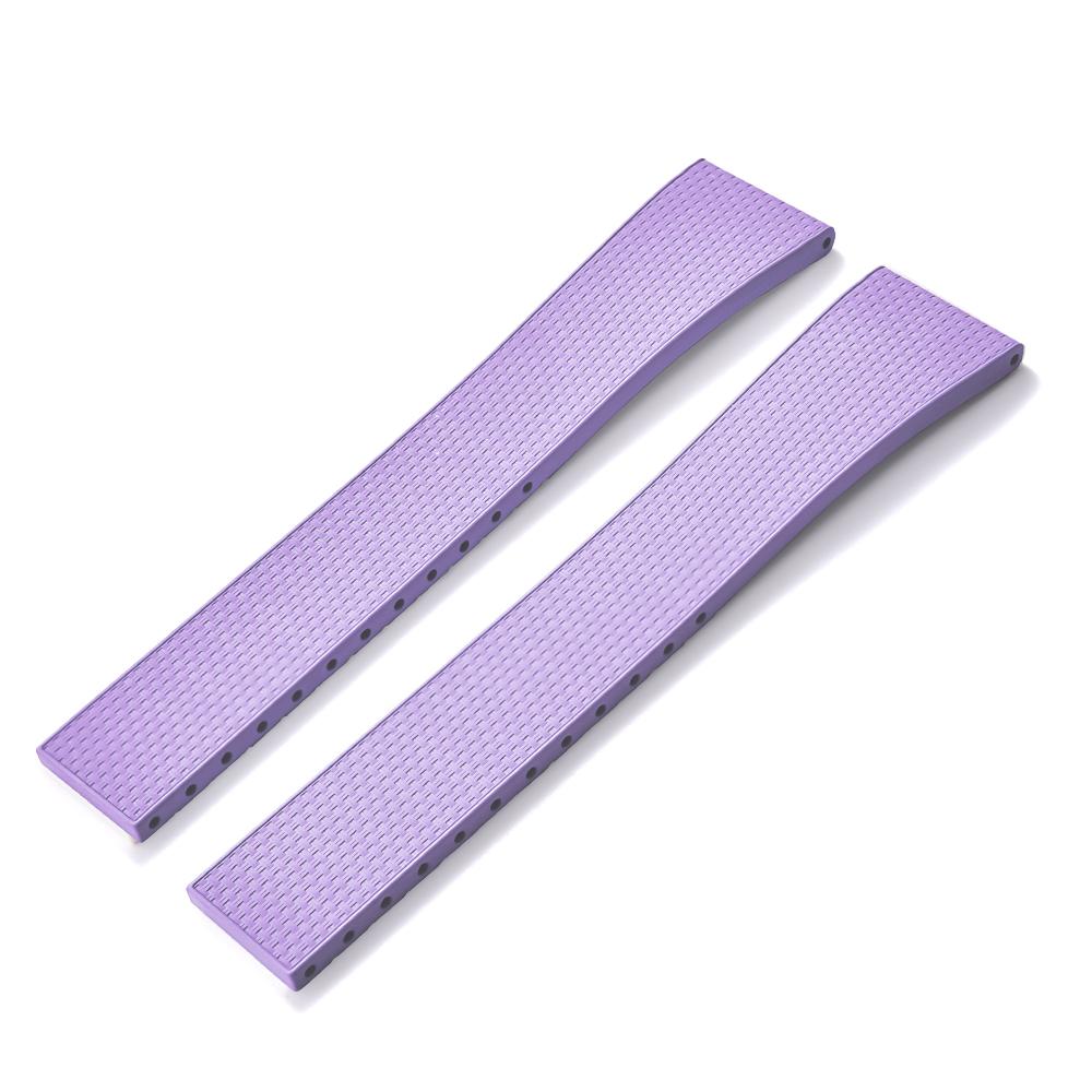 

New Design Stripess FKM Rubber CTS Watch Strap 20mm Fluororubber Quick Release Original Buckle Watch Band For D-elug Cut To Size 20mm&No Buckle фіолетовий