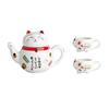 China Cups Made Vintage Infuser Tea Japanese Style Teapot Cat