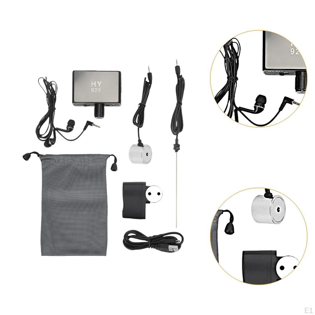 Through Wall Microphone High Strength Ear Listen with Earphone Accessory Kit