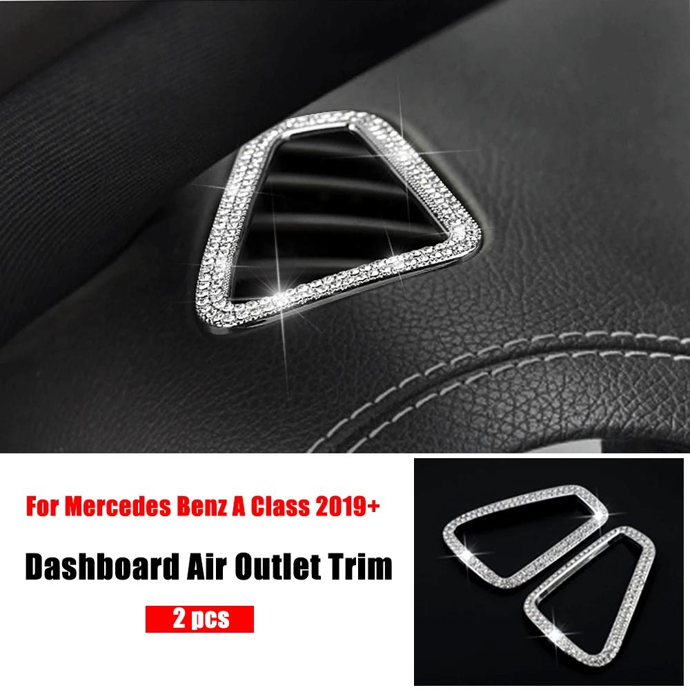 For Mercedes Benz A Class W177 - A180 A200 A220 A250 A35 AMG Center Console Trim Diamond Cover Crystal Sticker