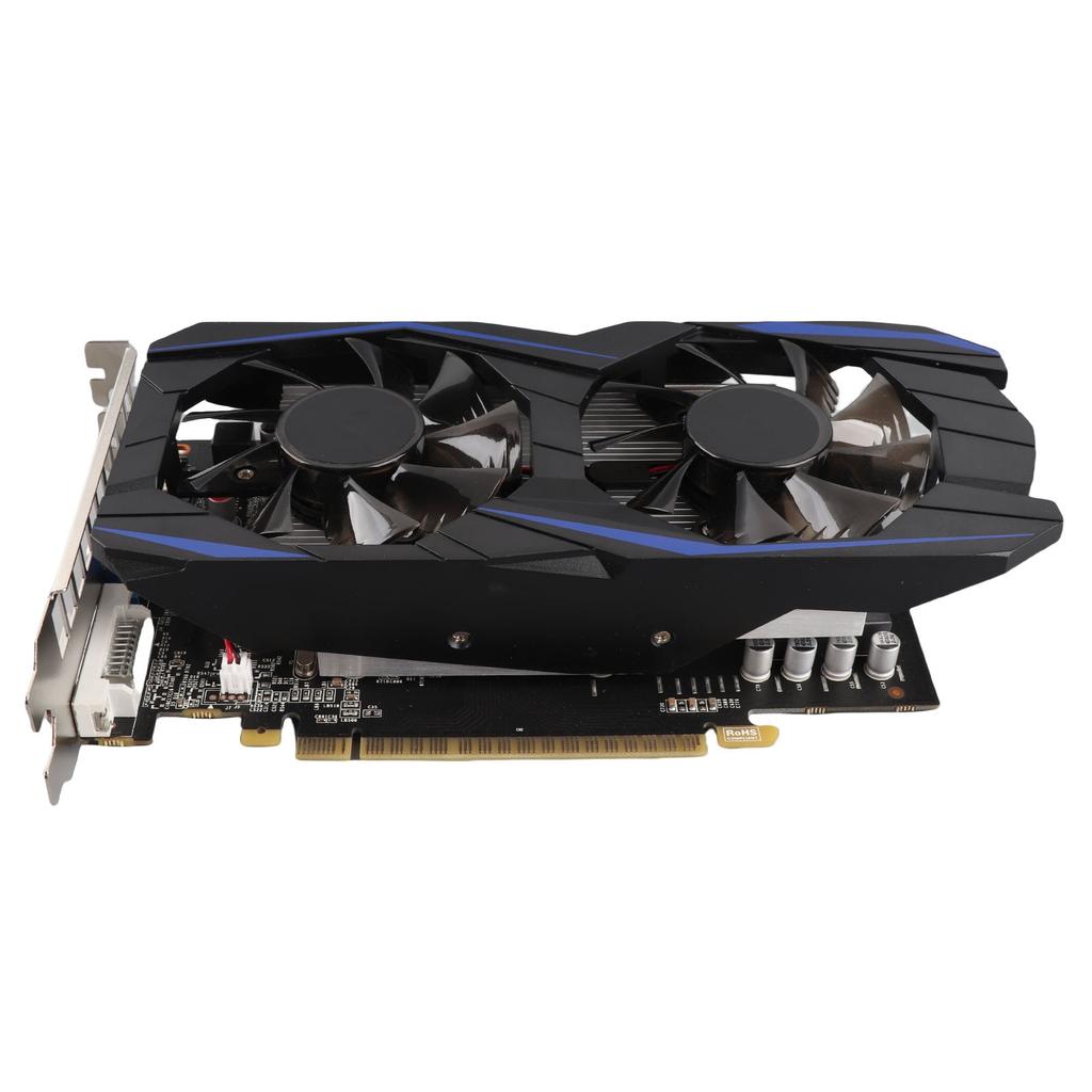 Graphics Card 128bit 4GB DDR5 700MHz Automatic Recognition Durable Computer Accessories for Dual Fan Desktop Computer