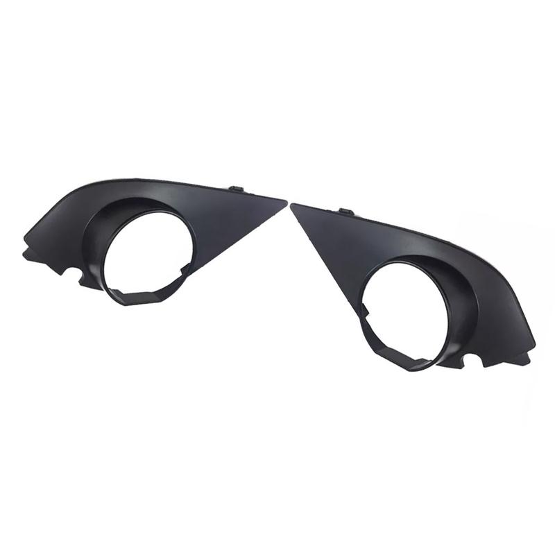 Pair Car Front Bumprt Fog Light Cover Lamp Frame Grille For BMW E60 E61 M Sport 2003 2004 2005 2006 2007 2008 2009 51117896604