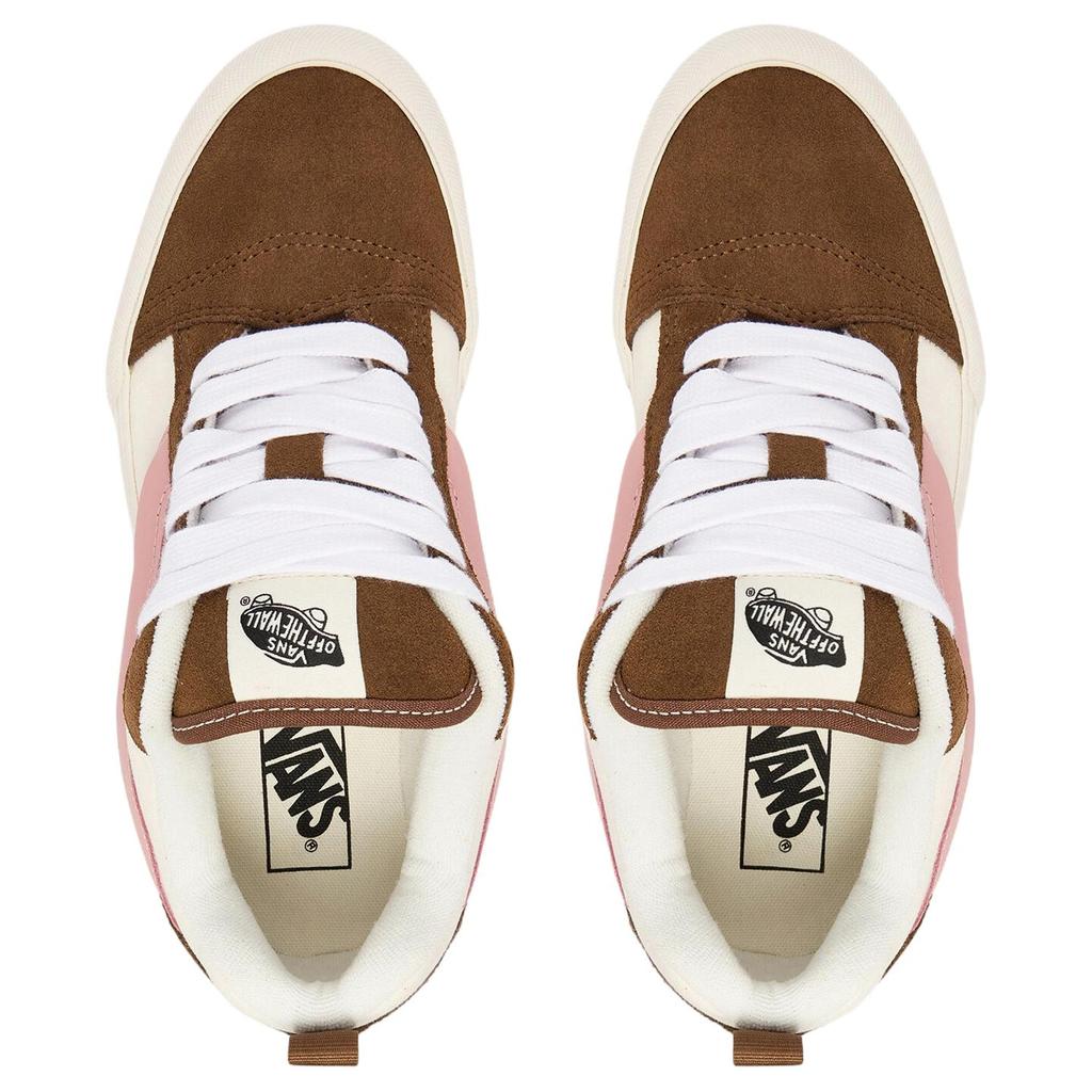 Vans Knu Skool Suede Leather Comfortable Versatile Low-Top Skate Shoes Women sneaker Beige VN000D6Z3N11