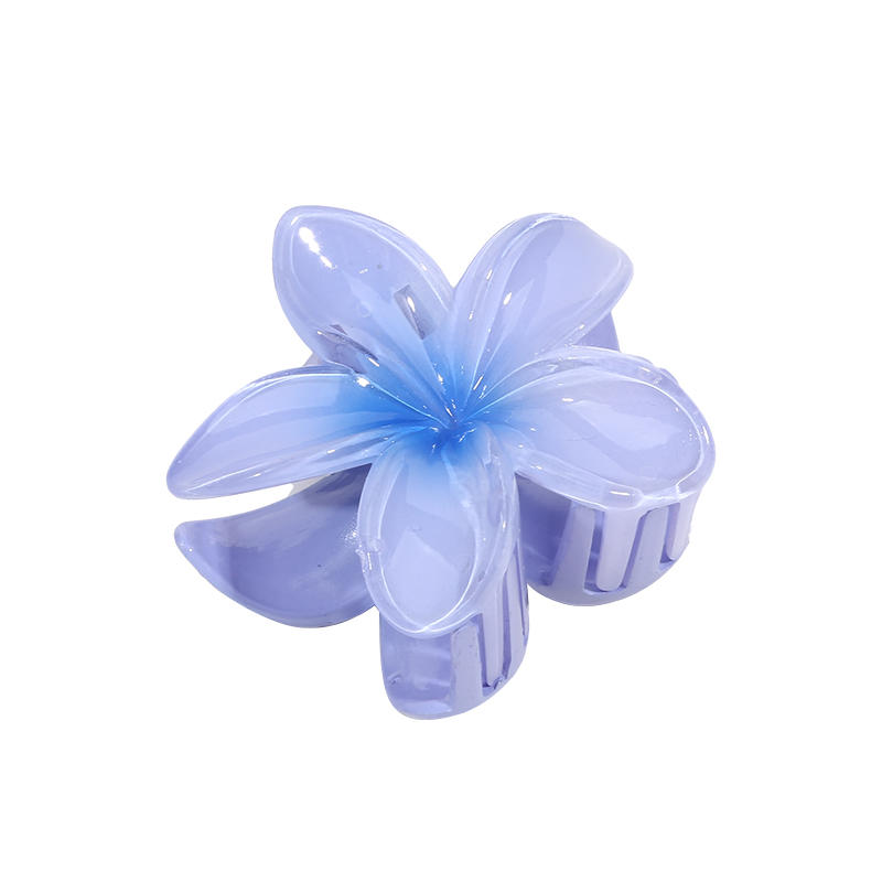 2/5Pcs Gradient Hair Clips New Flower Hair Claws Small Size Fashion Headwear Hairpin Crab Barrette Hair Accessories for Women