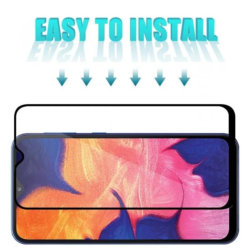 2 ks Plné ochranné sklo pro Samsung Galaxy A10 A20 A20E A30 A40 A50 A70 Tvrzené sklo na displej pro Samsung M10 M20 M30 M40