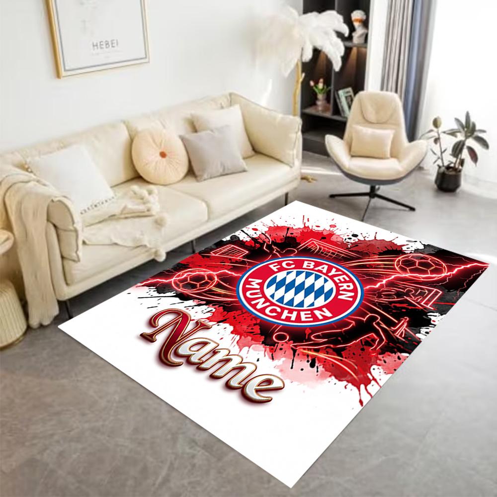 Bayern Munich Fan Artwork Floor Mat Perfect for Game Room Dining Room Outdoor Living Rooms Antislip Carpet Office Home Decor Gift for Festivals