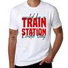 Could Be A Train Station Kinda Day TShirt Relaxed Casual Short Sleeve Tee