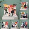 B-Banksy Street G-Graffiti Art Pillow Case Anti-Dustmite Pillowcase Invisible Zipper Silky Short Plush Sofa Cushion Cover