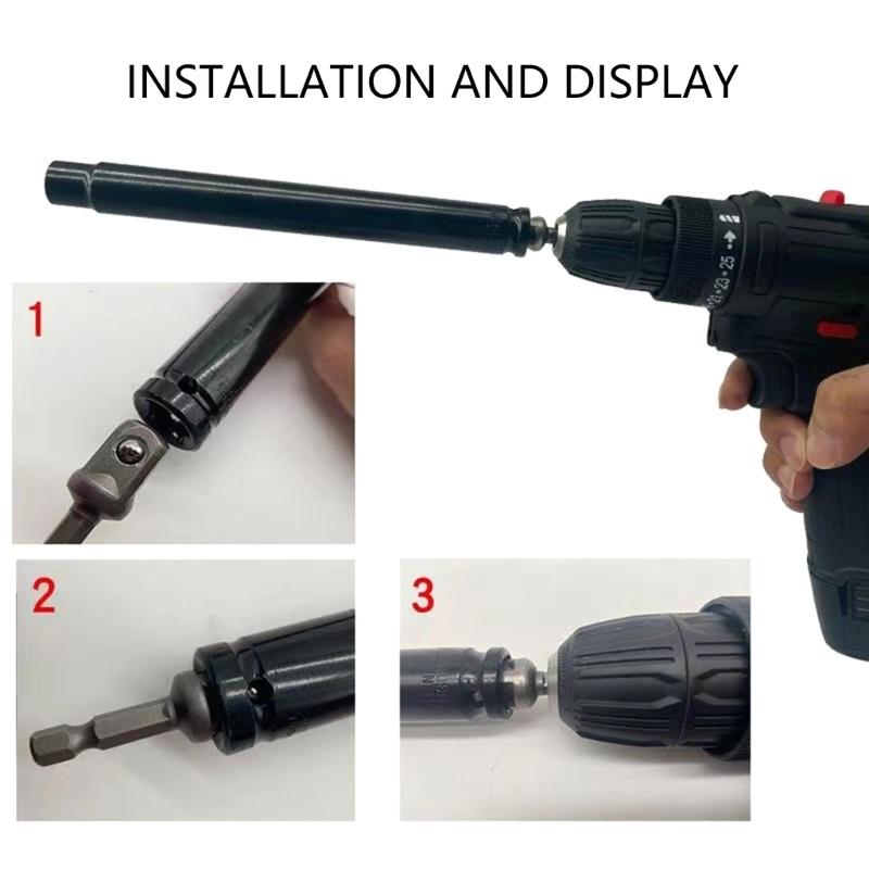 Heavy Duty Ceiling Leveling Socket Hollow Hex Sleeves Wrench Ergonomic Design Corrosion Resistant Steel Durability