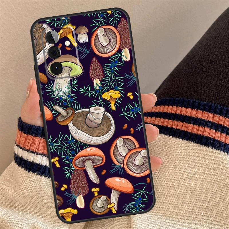 Mushroom Forest Cover For Samsung Galaxy A12 A13 A14 A54 A53 A52 A34 A33 A32 A24 A23 A22 A51 A71 Phone Case