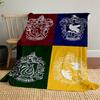 1 szt. Gryffindor Ravenclaw Slytherin Hufflepuff Zewnętrzny Flanelowy Koc Piknikowy Na Wszystkie Pory Roku Miękkie Ciepło, Wystrój Domu 1031226
