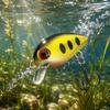 1 8g Mini Crankbait Fishing Lure Floating Hard Bait with Three Treble Hooks Laser Coating for Freshwater Fishing