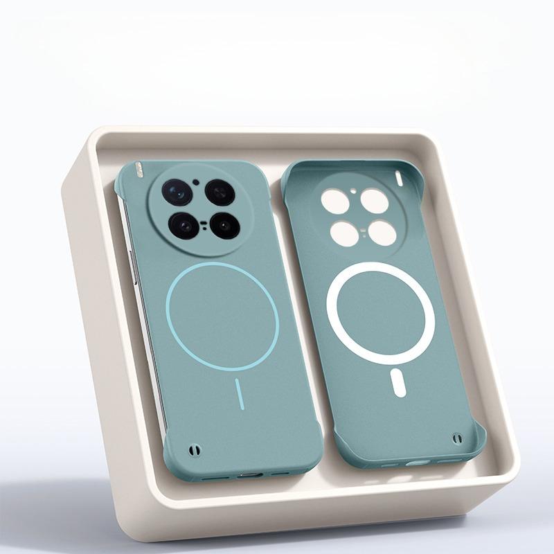 For Magsafe Frameless Case For VIVO X300 Pro Ultra Thin Hard PC Frosted Wireless Charging Shockproof Back Cover for VIVO X300Pro