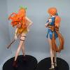 Anime Figure Realistic Shape Lovely Miniature Figurine One Piece Nami Action Figure Car Decor