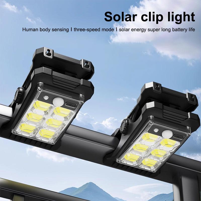  Upgraded Intelligent Sensing Solar Clip Lamp Outdoor Courtyard Lamp Garden Lighting Solar Wall Lamp