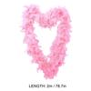 Feather Boa Turkey Pink Feather Decoration Soft Party Costume Accessories Girls Dress Up Costume For Cosplay Halloween Party
