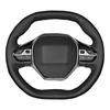 DIY Custom Original Car Steering Wheel Cover For Peugeot E-208 508 208 3008 4008 5008 Leather Braid For Steering Wheel