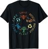 Save Bees Rescue Animals Recycle Plastic Earth Day T-Shirt Custom Printed Graphic T Shirts Mens Clothing  Funny Shirt Camiseta