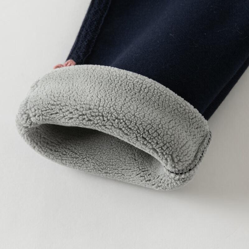 DAVE&BELLA Girls' Winter Fleece-Lined Thermal Leggings