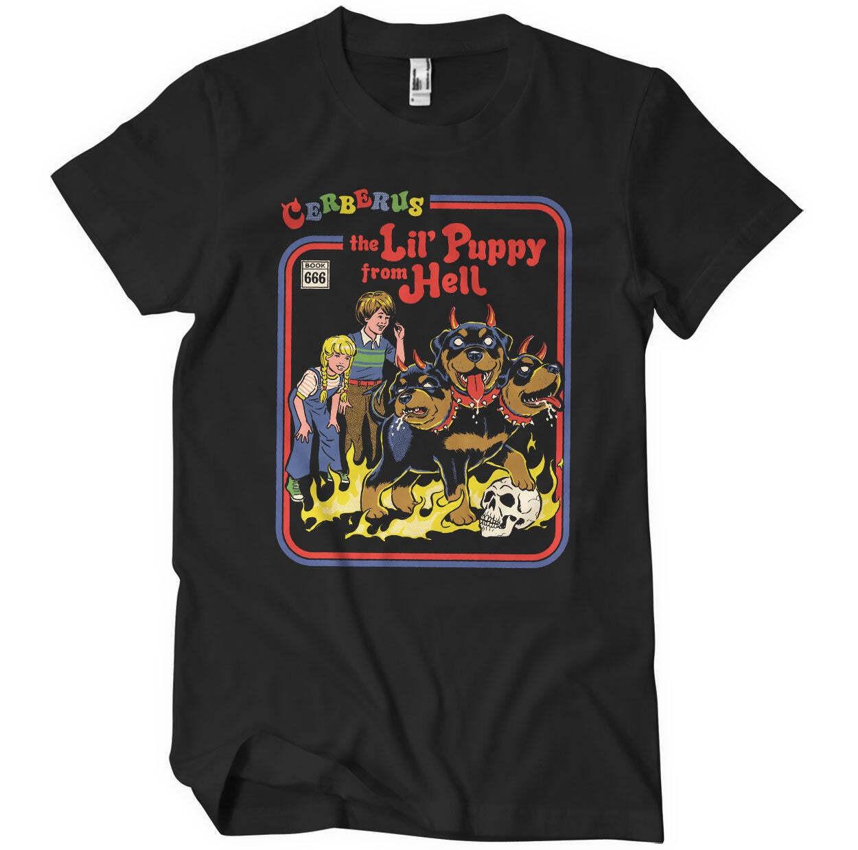 Officially Licensed Steven Rhodes The Lil Puppy From Hell Mens T-Shirt XXL