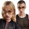 Oversized Sunglasses Women For Men Luxury Brand Designer Vintage Sunglasses Popular Punk Sport Goggle Outdoor Eyewear Uv400