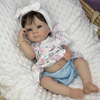 48cm Truth Looking Reborn Dolls Bettie Soft Vinyl Full Body Newborn Doll Can Bath Adorkable Lifelike Bebe Reborn Bonecas Menina Kid Birthday Xmas Gift