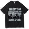 Bruce Springsteen Streets of Minneapolis T Shirt Cute Unisex Funny Animal Meme Sweater T-Shirts Trending Women's Fashion Vint...