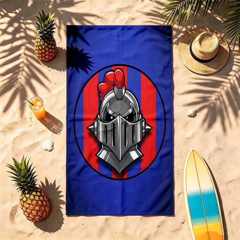 Newcastle Knights (14) Theme Beach Towel Sand Resistant Soft And Comfortable Suitable For The Pool Camping Yoga And Diving A Travel Essential