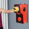 Wall Mount PU Punching Bag,Red Black Rectangular Uppercut Boxing Bag 40*30*70cm for Beginners and Professionals