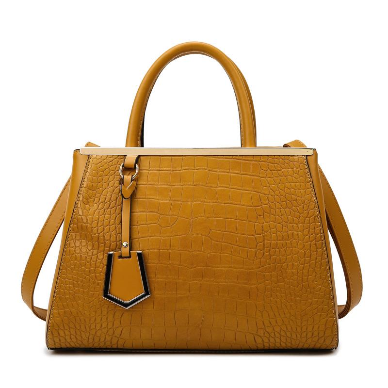 Crocodile Pattern Handbag Women's Bag New Style Fashion Large Capacity Bag Crossbody Women's Bag