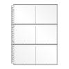 Collect Refill Clear Pocket Leaf A4 6-Pocket 30-Hole 2-Column 3-Column 10 Sheets S-4230