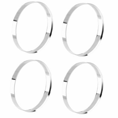 4pcs HUB CENTRIC RING 73.1mm/72.6mm Aluminum Hub Rings with Brim